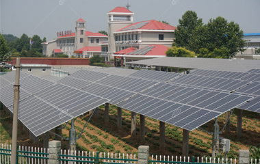 Heibei high-way building solar grid-on statation