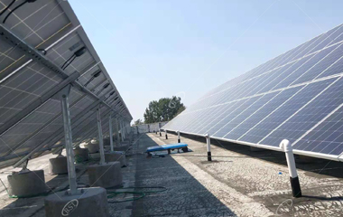 Heibei 160KW rooftop solar independent power generation station