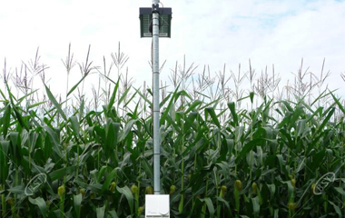 Solar power supply system for agricultural monitoring